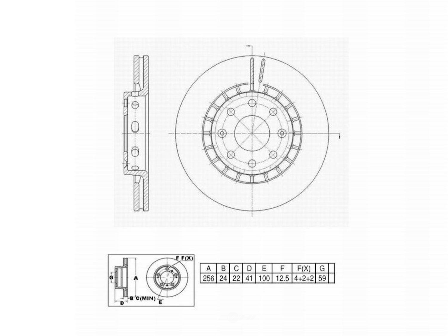 ULTRA HC - UltraHC Premium Disc Brake Rotor - UHC UR001620