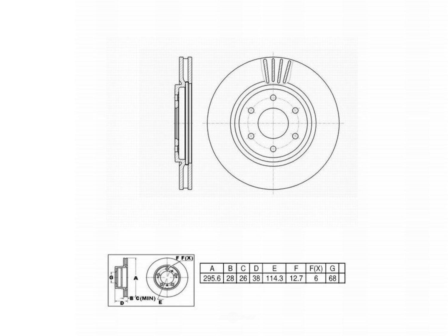 ULTRA HC - UltraHC Premium Disc Brake Rotor - UHC UR001767