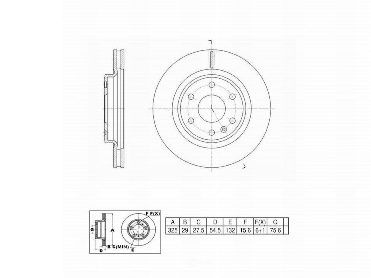 ULTRA HC - UltraHC Premium Disc Brake Rotor - UHC UR002290