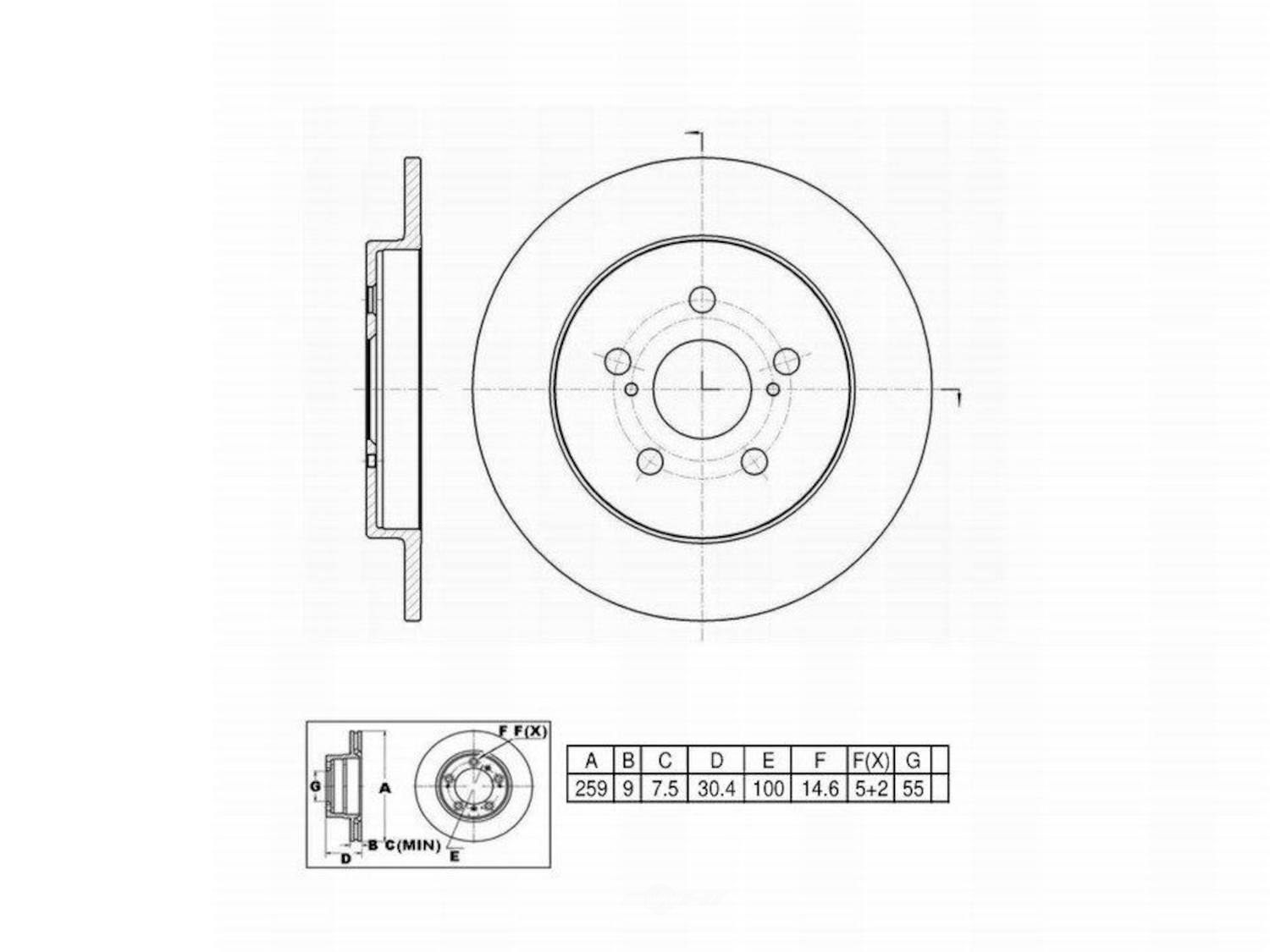 ULTRA HC - UltraHC Premium Disc Brake Rotor - UHC UR002429