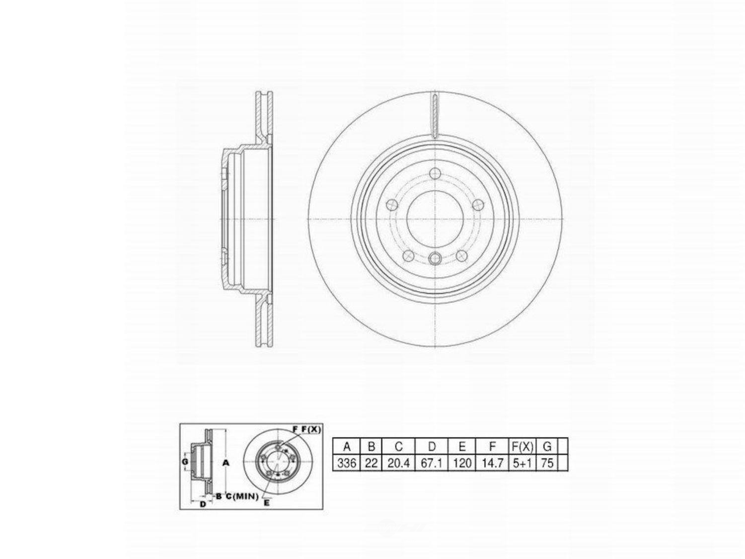 ULTRA HC - UltraHC Premium Disc Brake Rotor - UHC UR002610