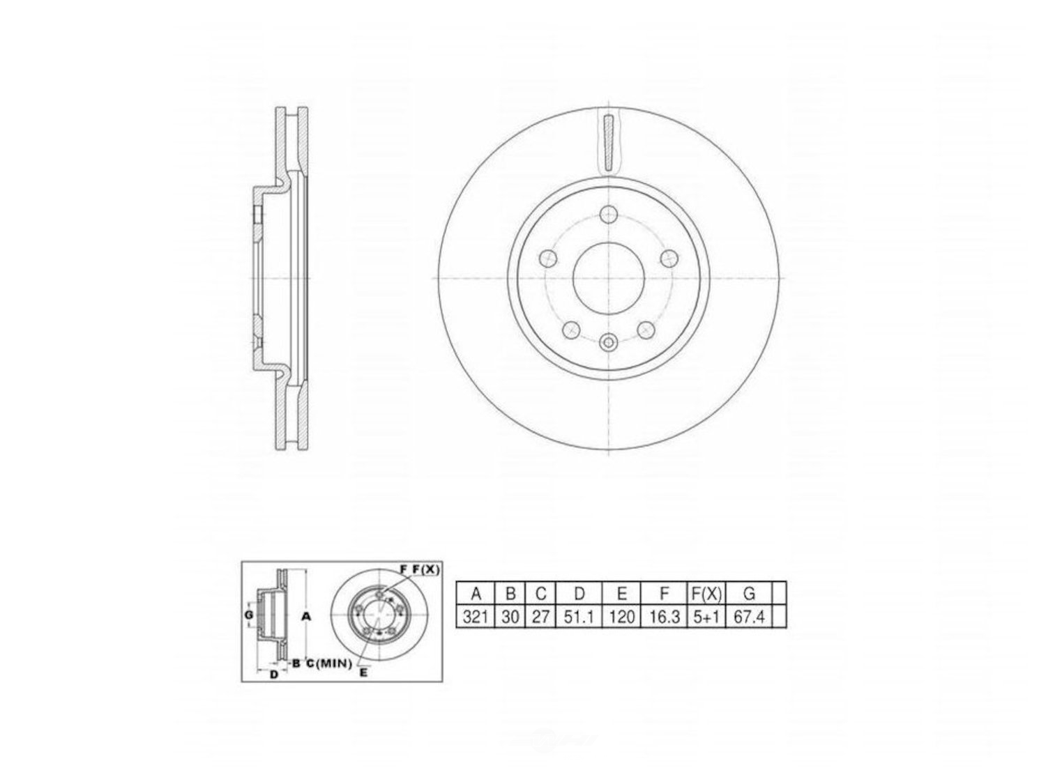 ULTRA HC - UltraHC Premium Disc Brake Rotor - UHC UR003198