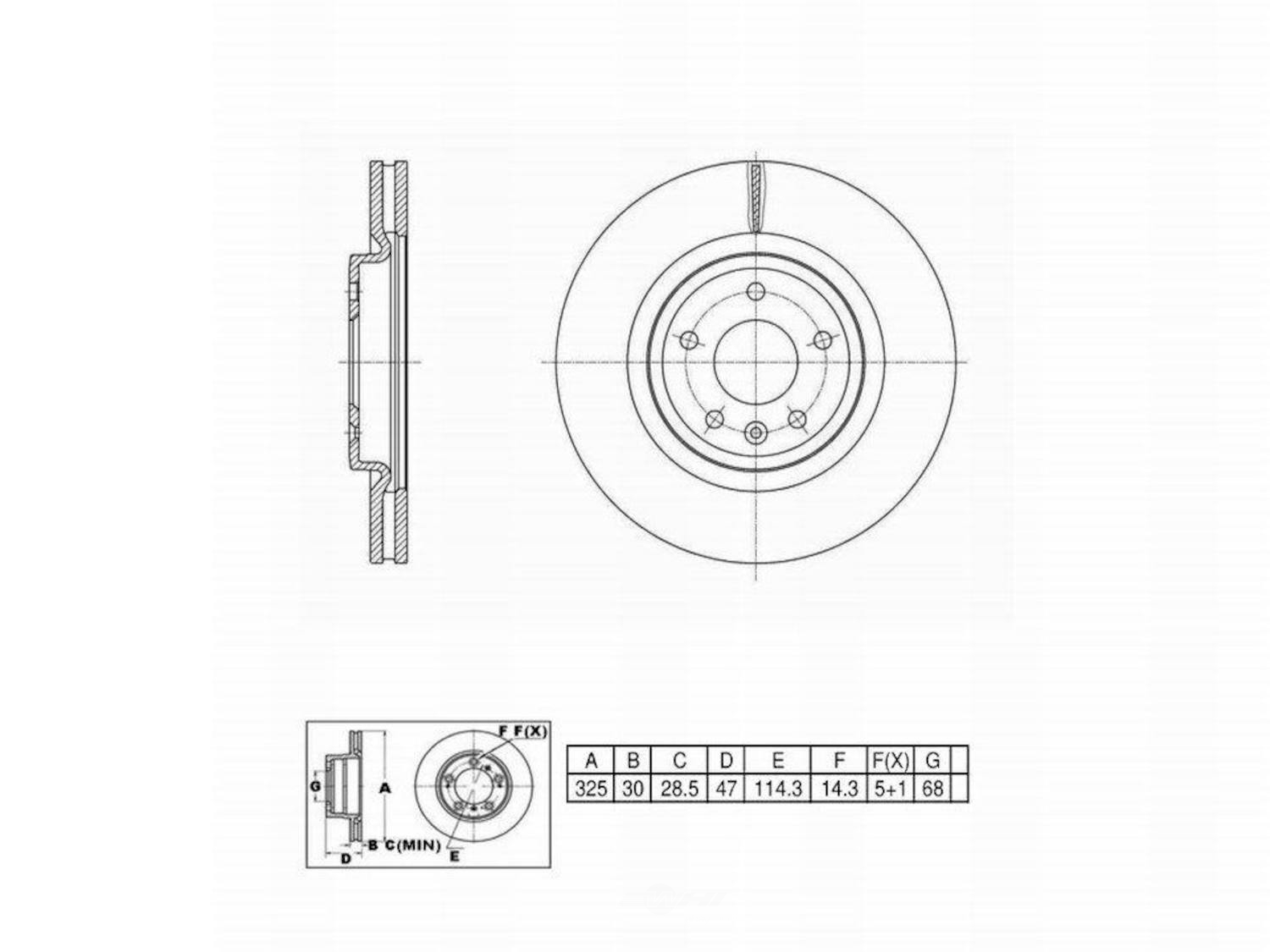 ULTRA HC - UltraHC Premium Disc Brake Rotor - UHC UR003266