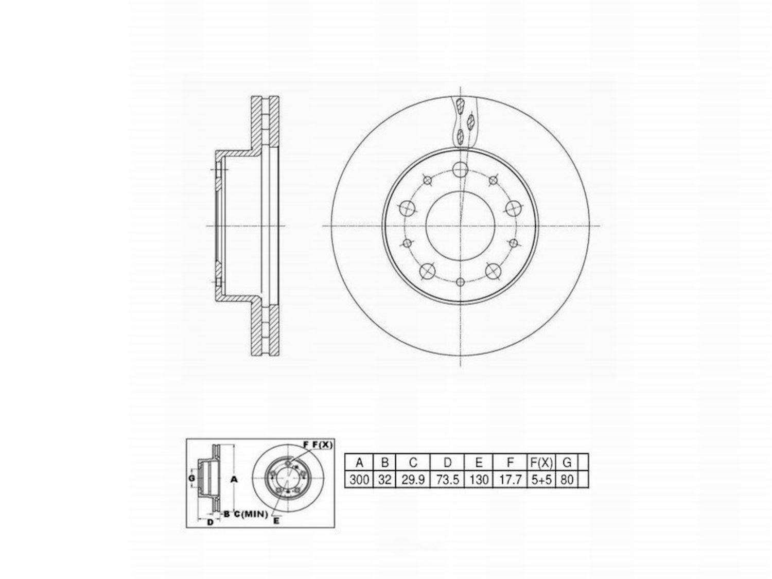 ULTRA HC - UltraHC Premium Disc Brake Rotor - UHC UR004201