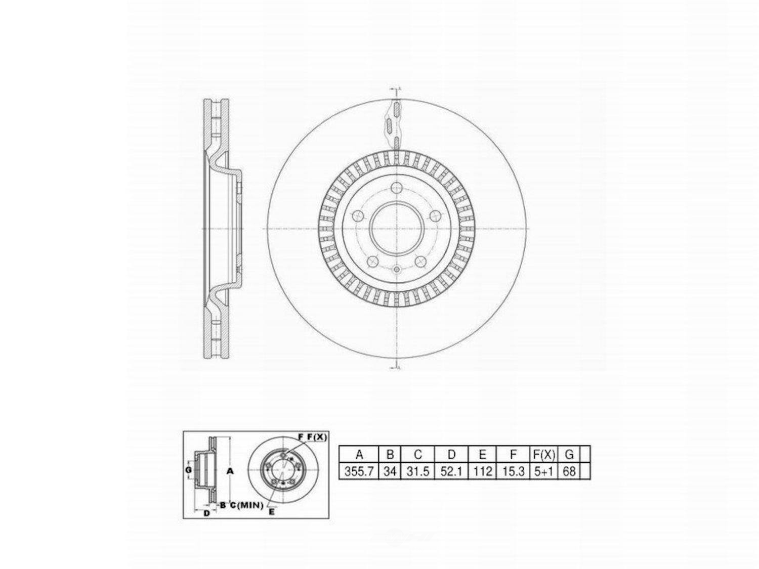 ULTRA HC - UltraHC Premium Disc Brake Rotor - UHC UR004430