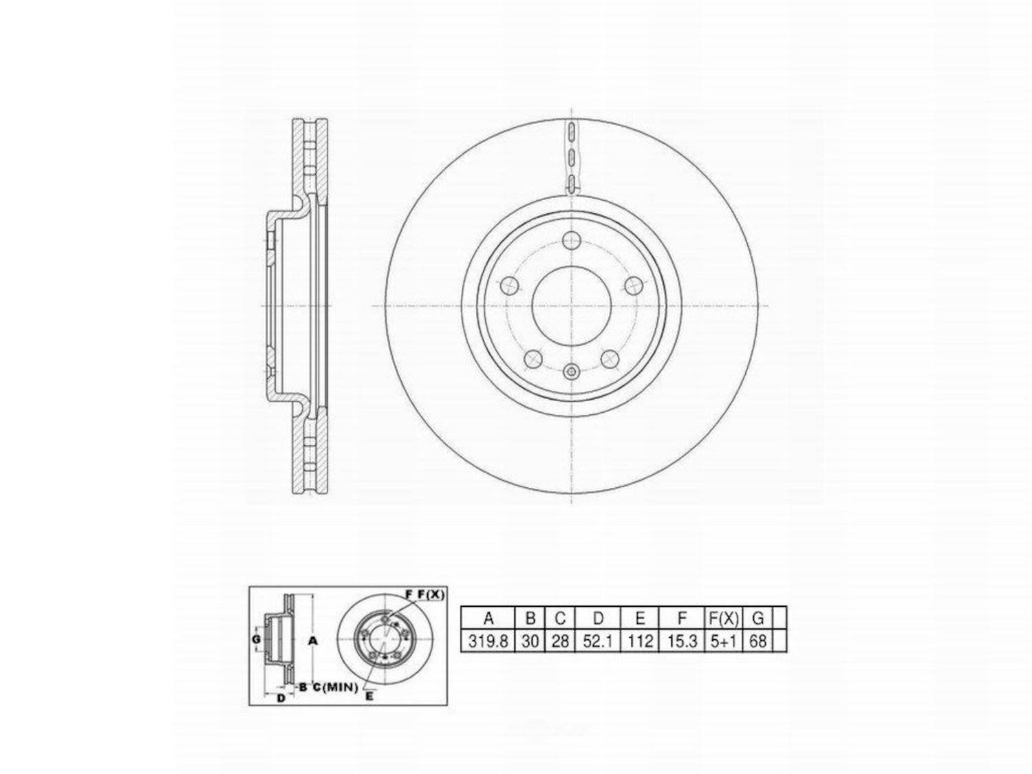 ULTRA HC - UltraHC Premium Disc Brake Rotor - UHC UR004522