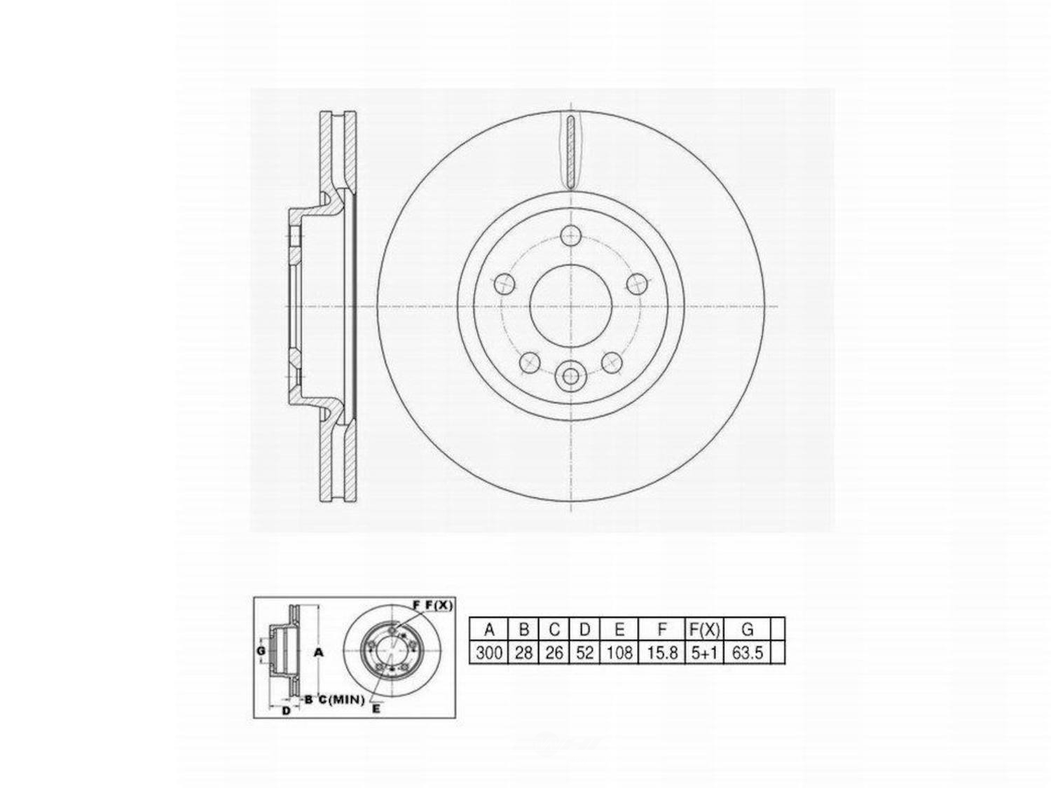 ULTRA HC - UltraHC Premium Disc Brake Rotor - UHC UR004812