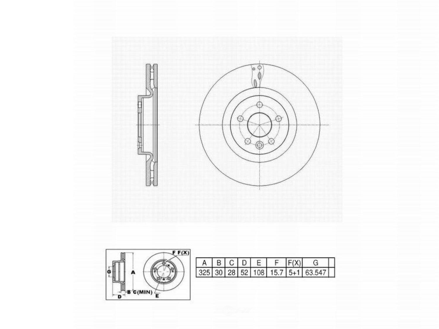 ULTRA HC - UltraHC Premium Disc Brake Rotor - UHC UR005710