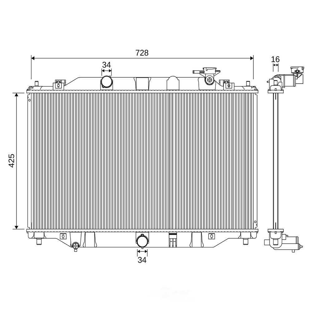 VALEO 733239 — Radiateur