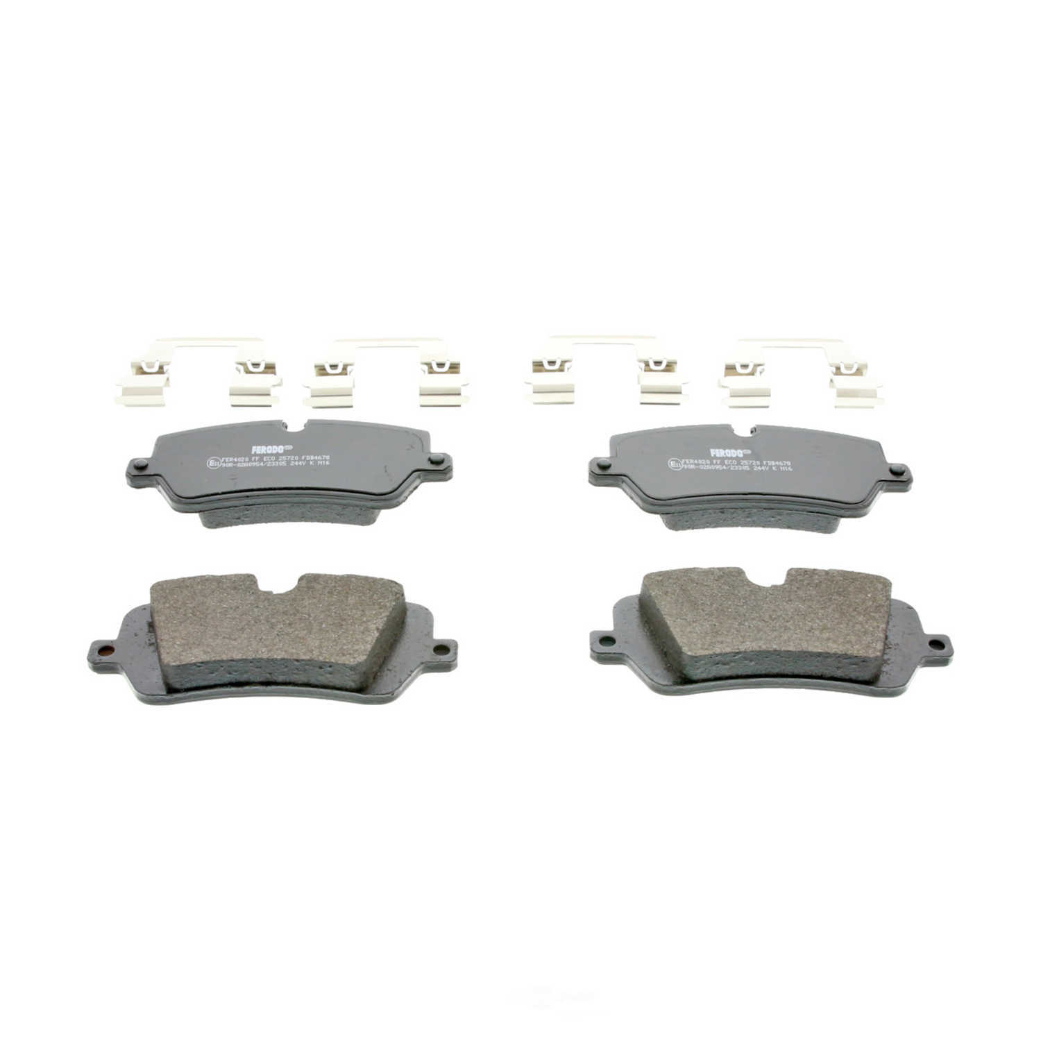 WAGNER BRAKE OEX1692 — Jeu de plaquettes de frein à disque arrière