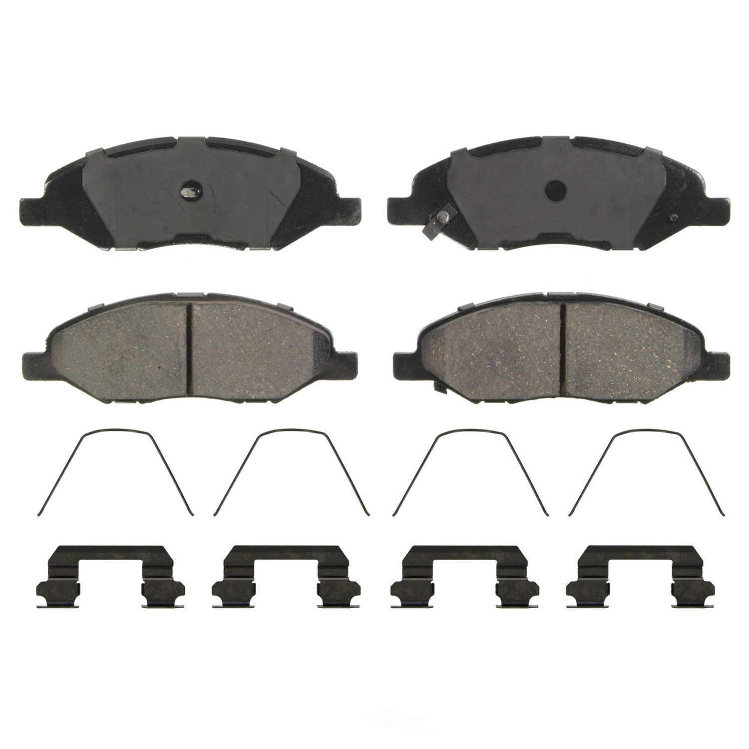 WAGNER BRAKE - QuickStop Disc Brake Pad (With ABS Brakes, Front) - WGC ZD1345