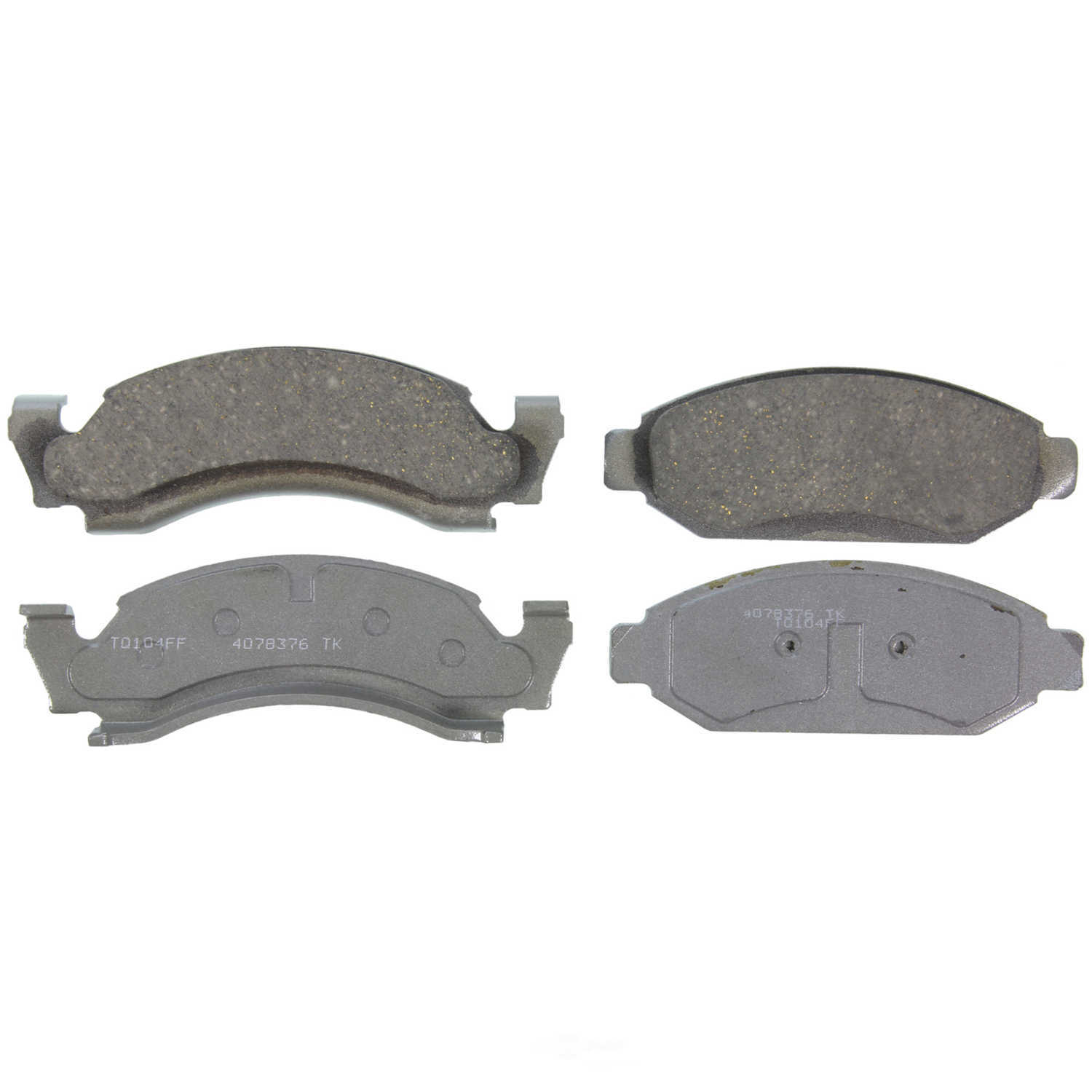 WAGNER BRAKE - ThermoQuiet Disc Brake Pad (Front) - WGC PD50