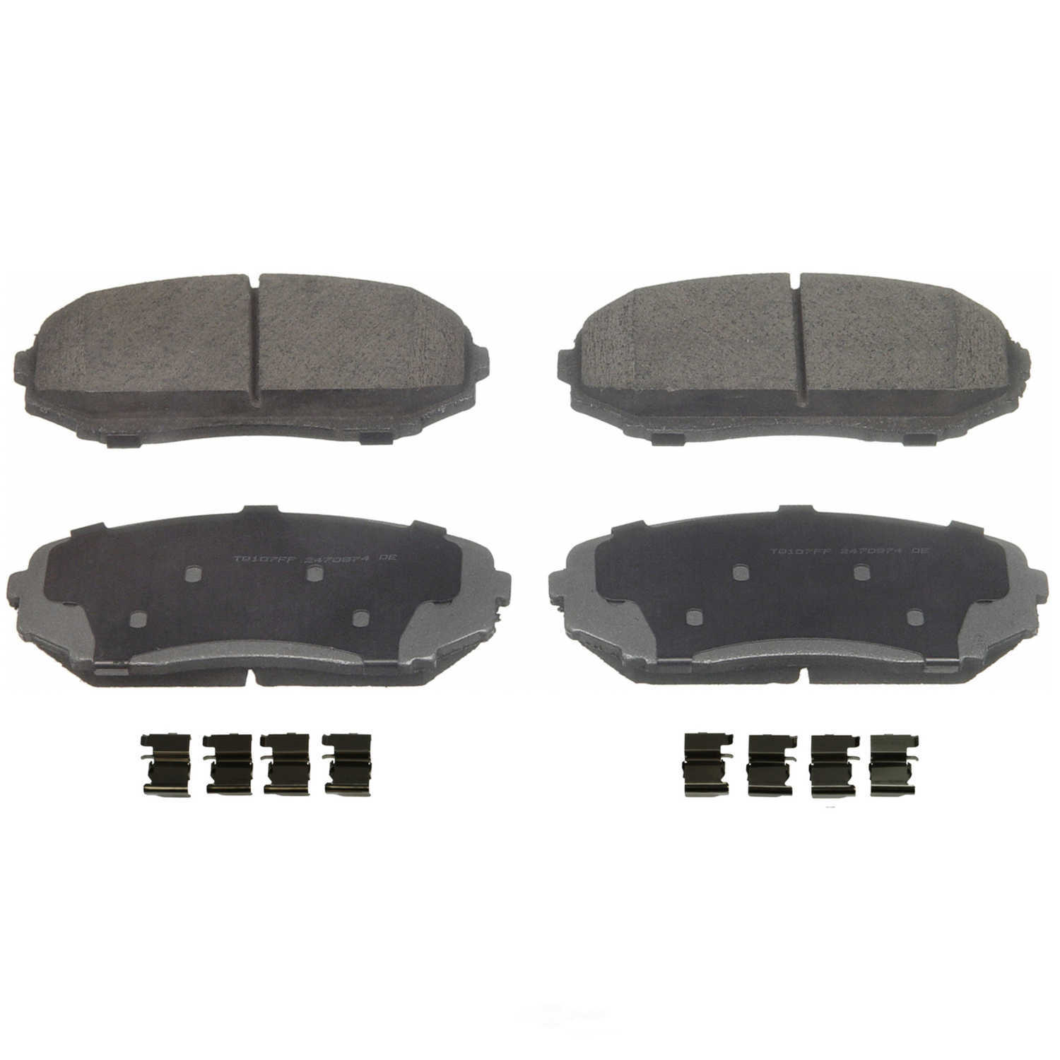 WAGNER BRAKE - ThermoQuiet Disc Brake Pad (Front) - WGC QC1258A