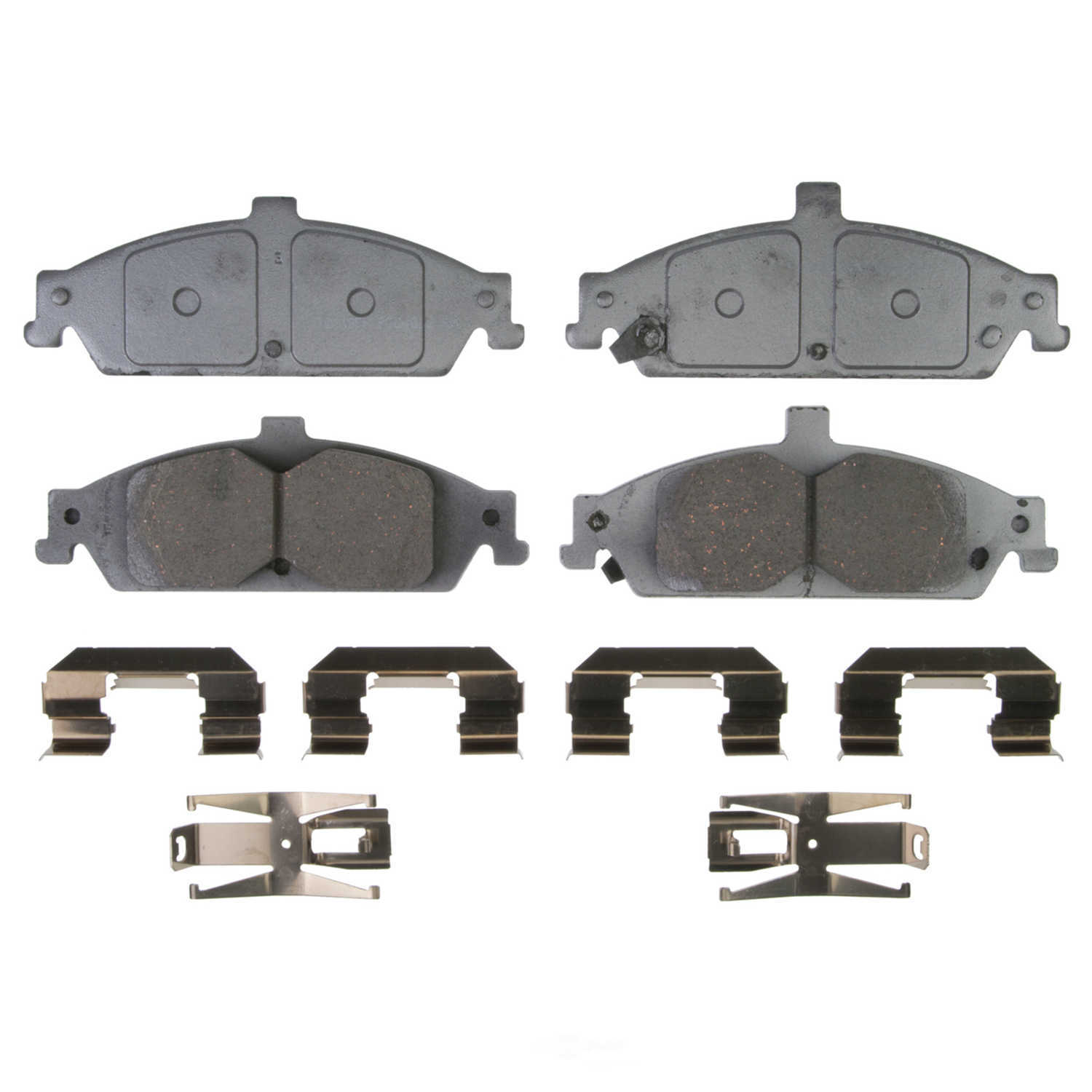 WAGNER BRAKE - ThermoQuiet Disc Brake Pad (Front) - WGC QC752A
