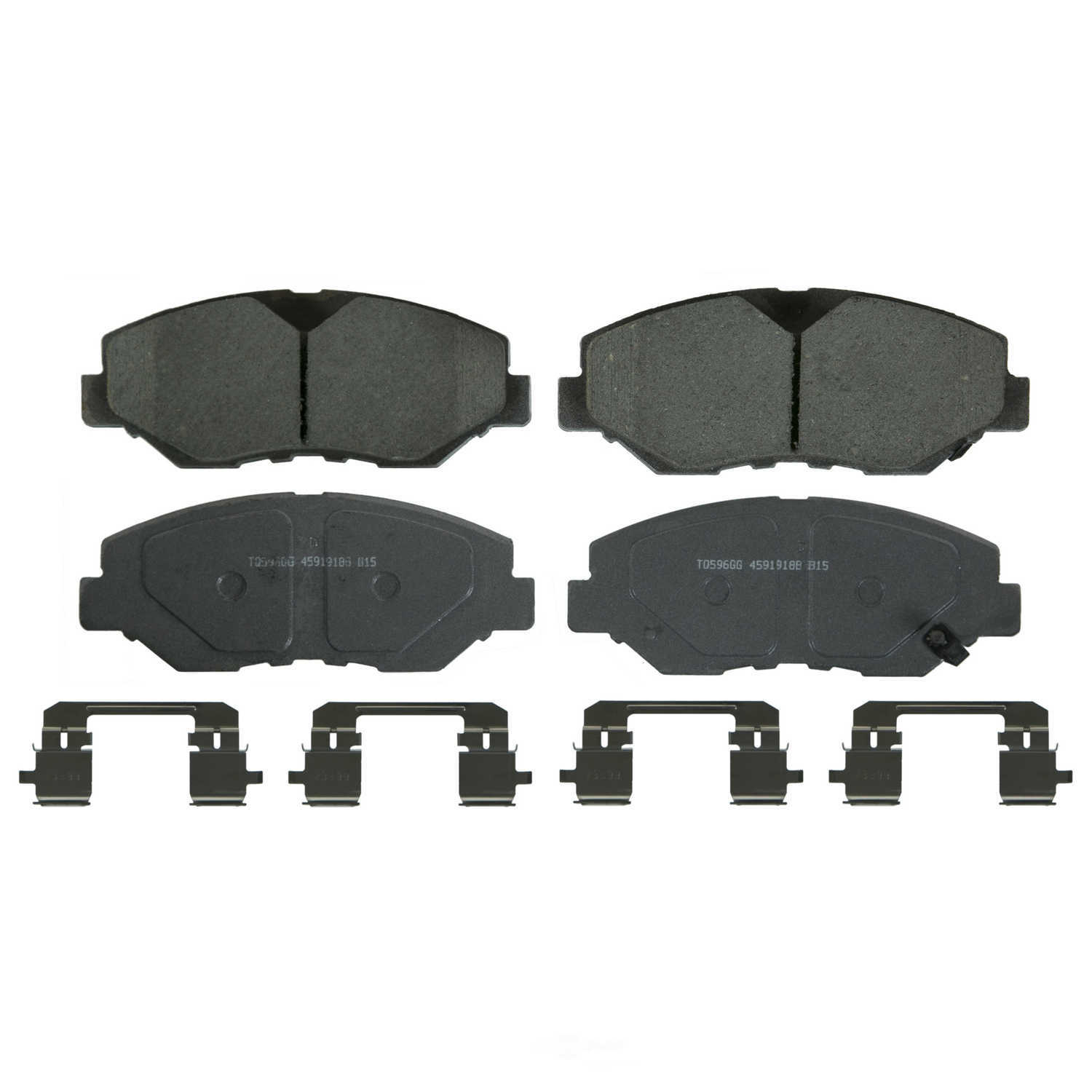 WAGNER BRAKE - ThermoQuiet Disc Brake Pad (Front) - WGC QC914A