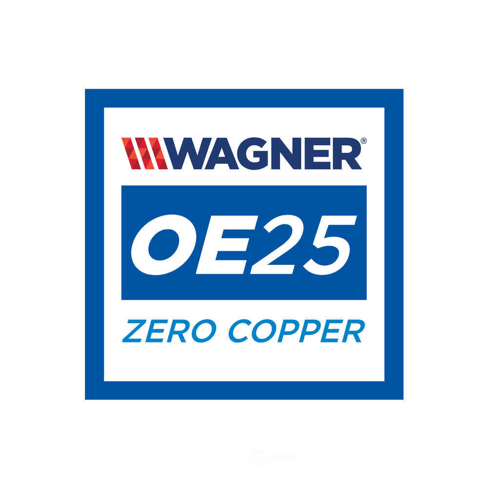 WAGNER BRAKE - QuickStop Disc Brake Pad - WGC ZD1035