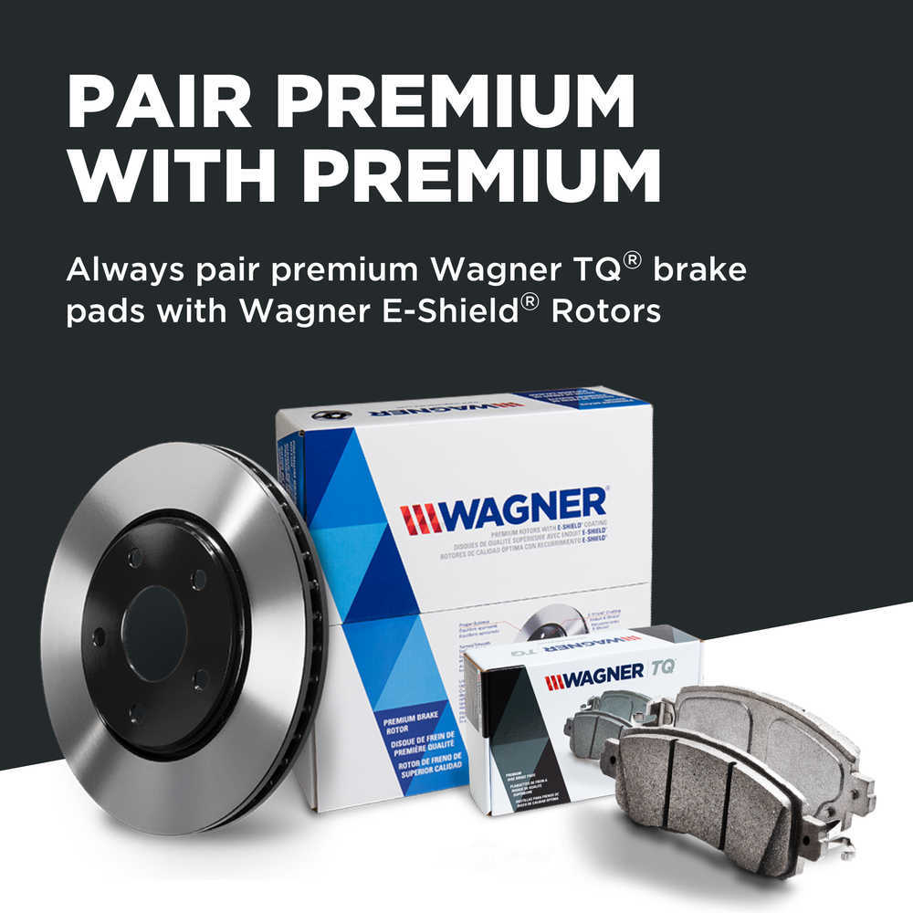 WAGNER BRAKE - ThermoQuiet Disc Brake Pad - WGC QC655