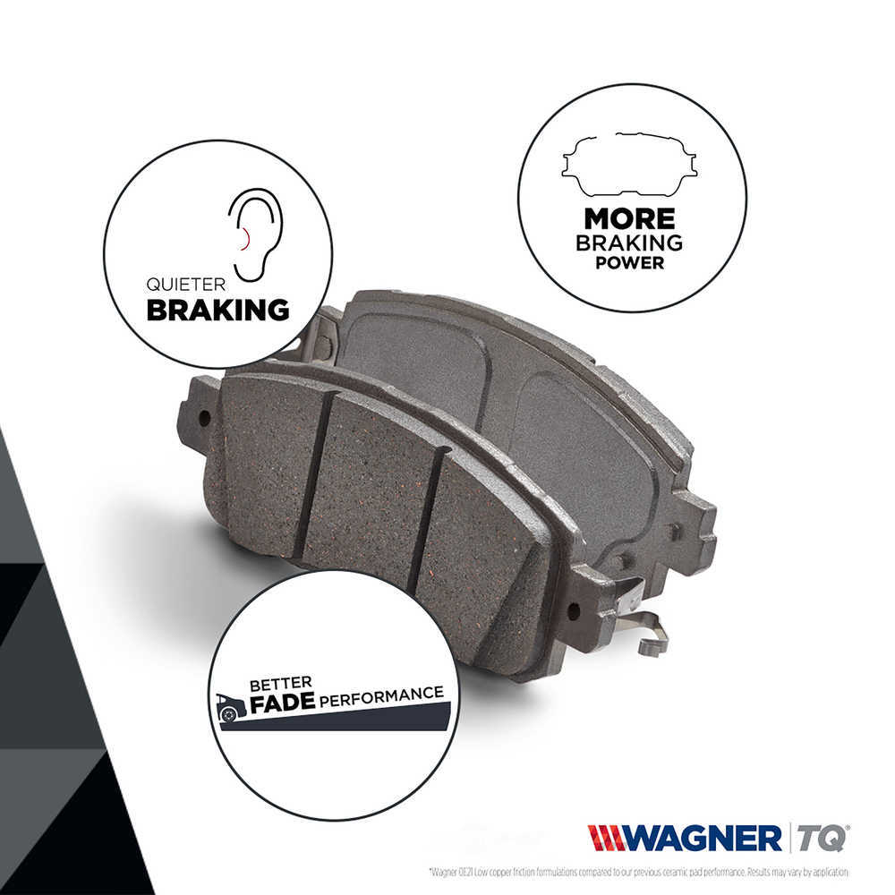 WAGNER BRAKE - ThermoQuiet Disc Brake Pad (Front) - WGC PD45A