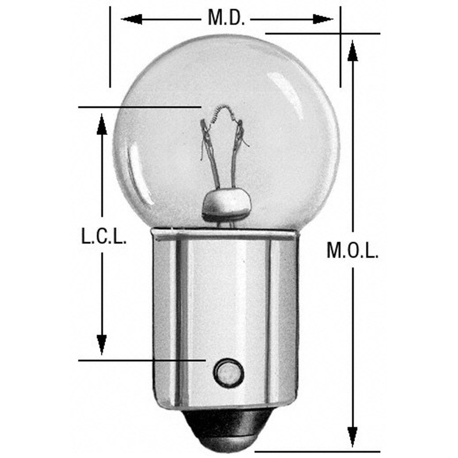 WAGNER LIGHTING - Tail Light Bulb - WLP 57