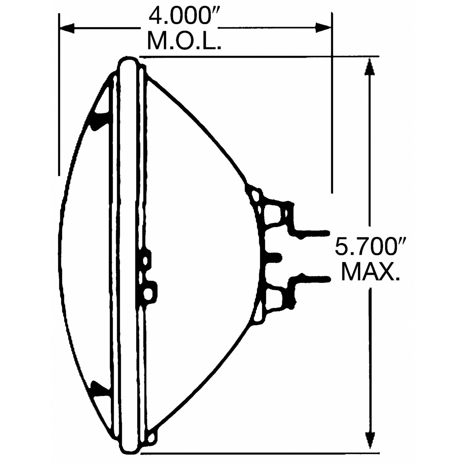 WAGNER LIGHTING - Headlight Bulb - WLP H5001