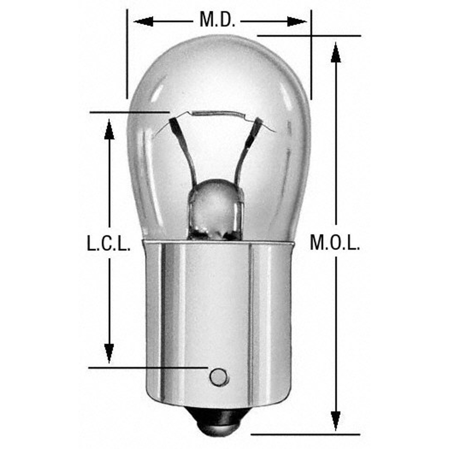 WAGNER LIGHTING - Back Up Light Bulb - WLP 1003