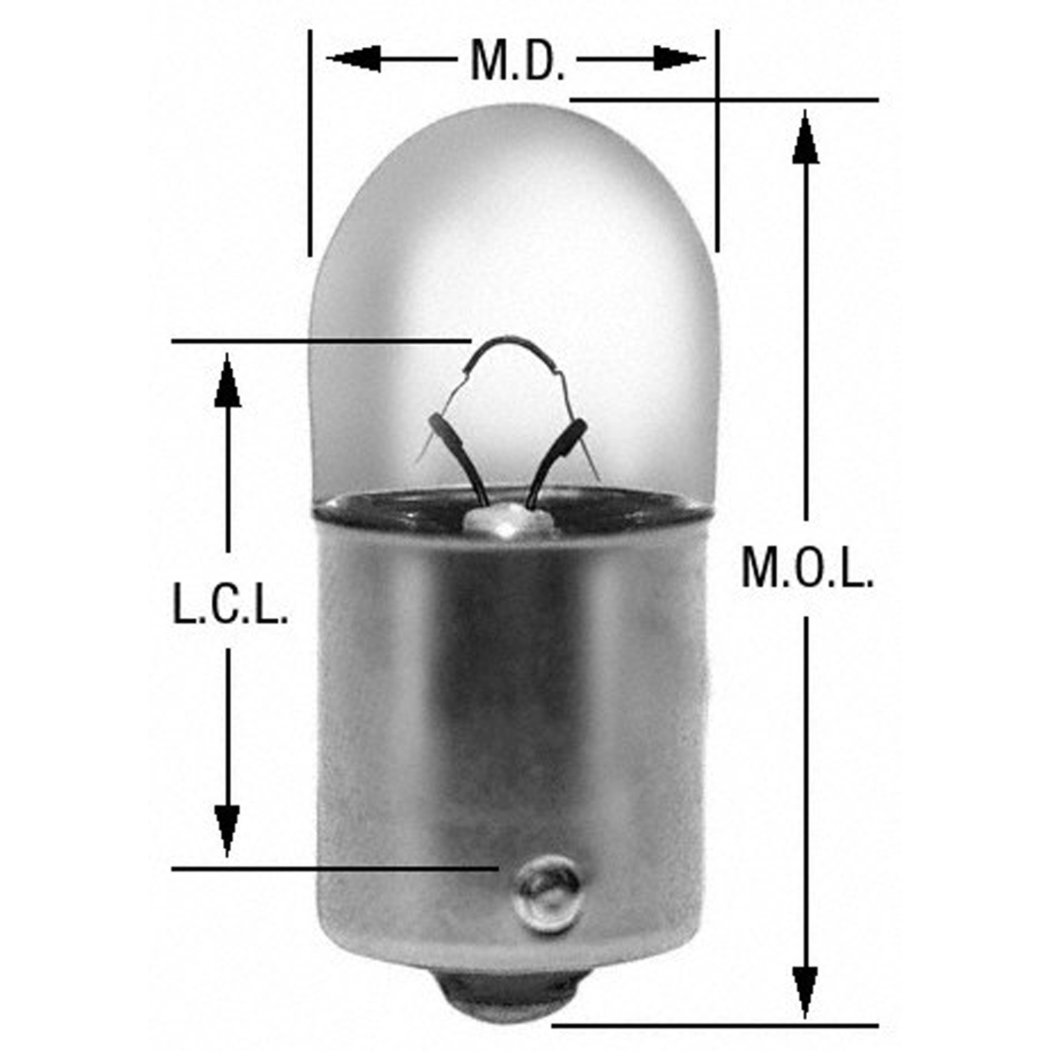 WAGNER LIGHTING - Brake Light Bulb - WLP 17311