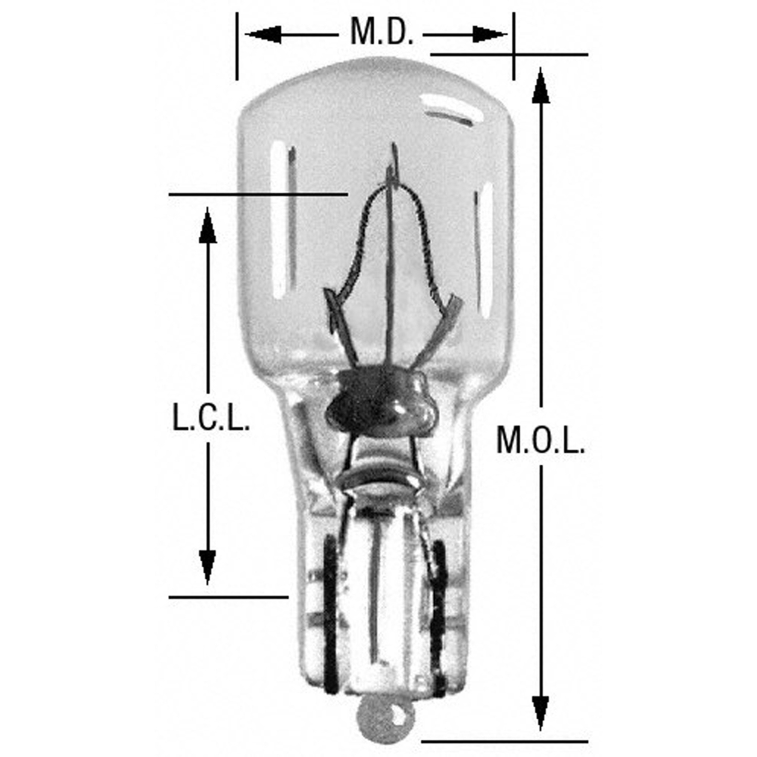 WAGNER LIGHTING - Instrument Panel Light Bulb - WLP 24
