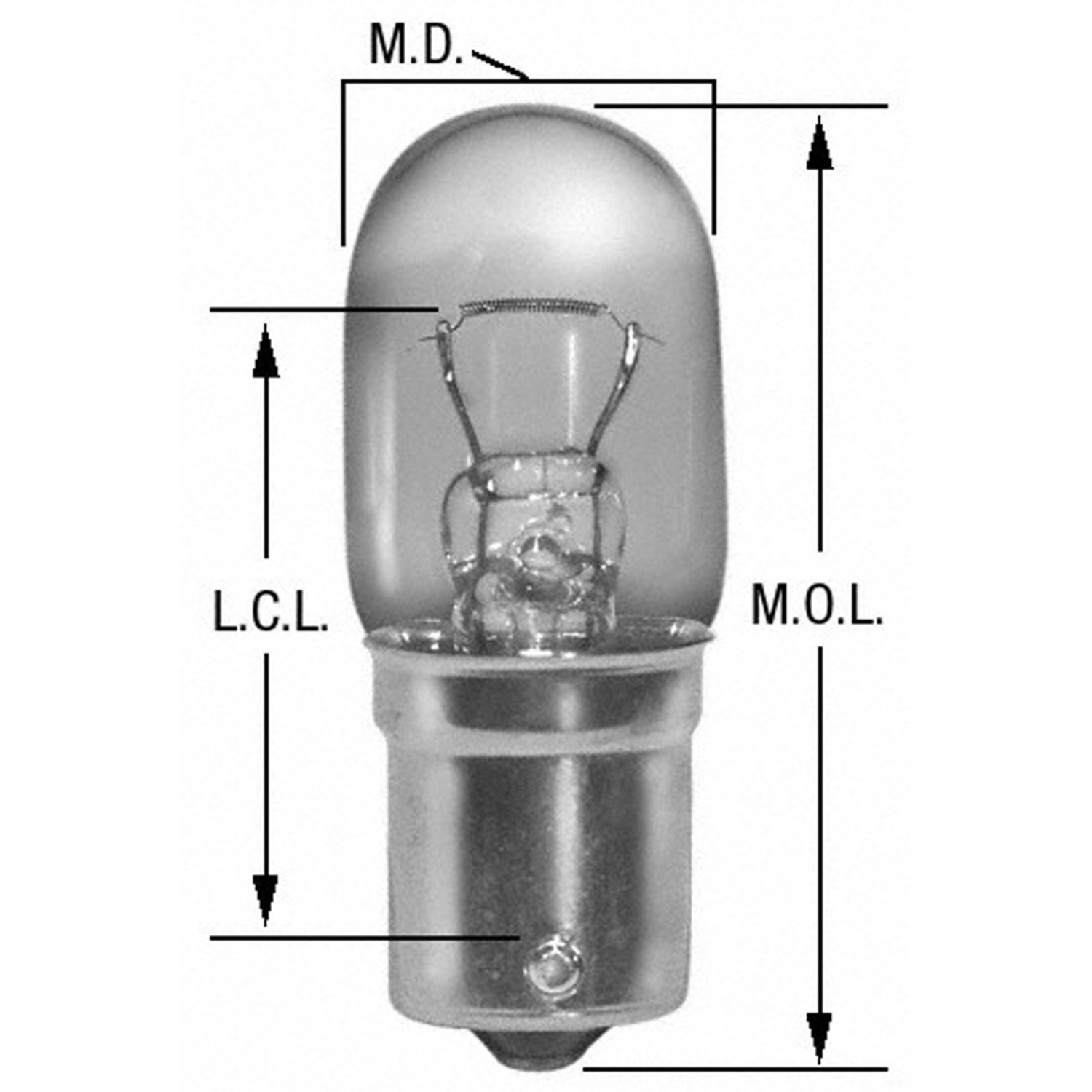 WAGNER LIGHTING - Miniature Lamp Boxed Brake Light - WLP 3497