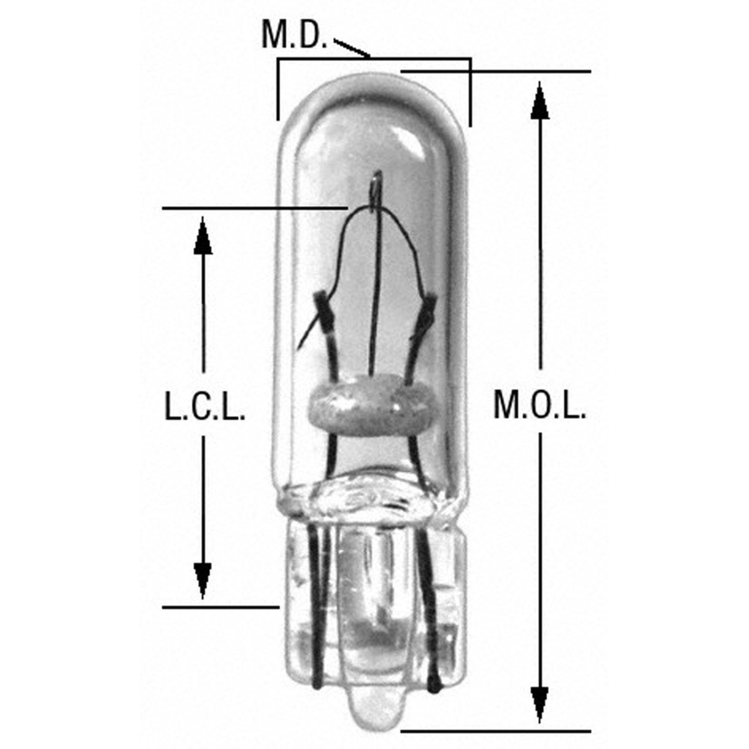 WAGNER LIGHTING - Instrument Panel Light Bulb - WLP BP17037