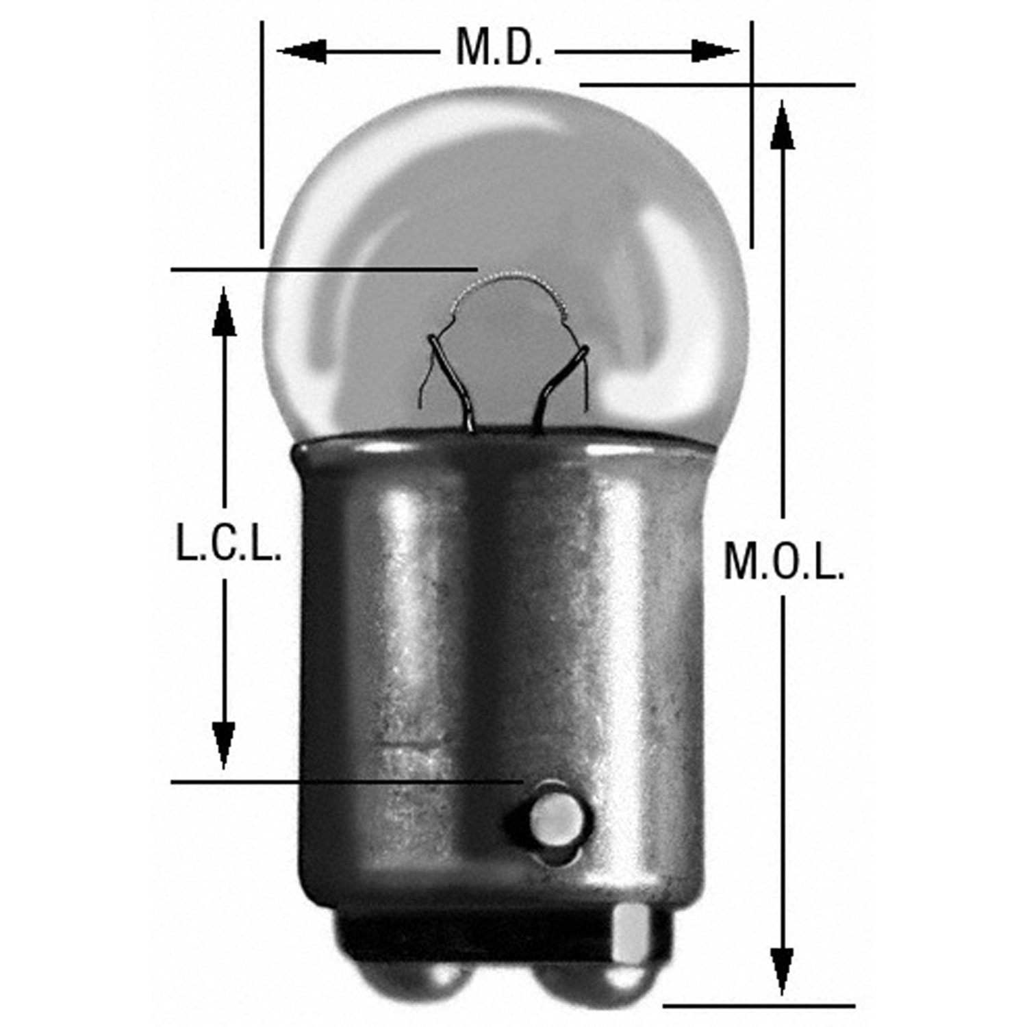 WAGNER LIGHTING - Trunk Light Bulb - WLP BP90LL