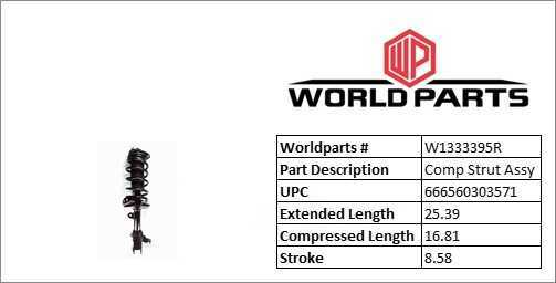 Worldparts Complete Strut Assembly