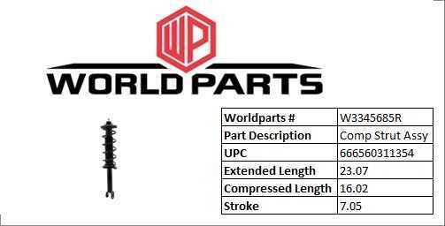Worldparts Complete Strut Assembly