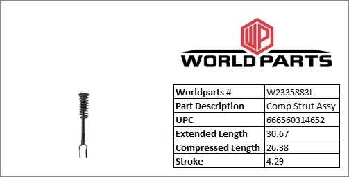 Worldparts Complete Strut Assembly