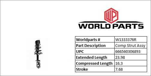 Worldparts Complete Strut Assembly