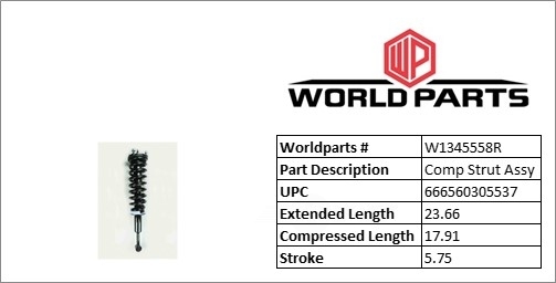 Worldparts Complete Strut Assembly