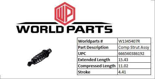 Assemblage complet de la jambe de force Worldparts