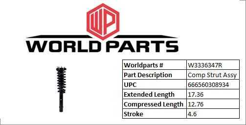 Worldparts Complete Strut Assembly