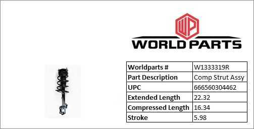 Worldparts Complete Strut Assembly