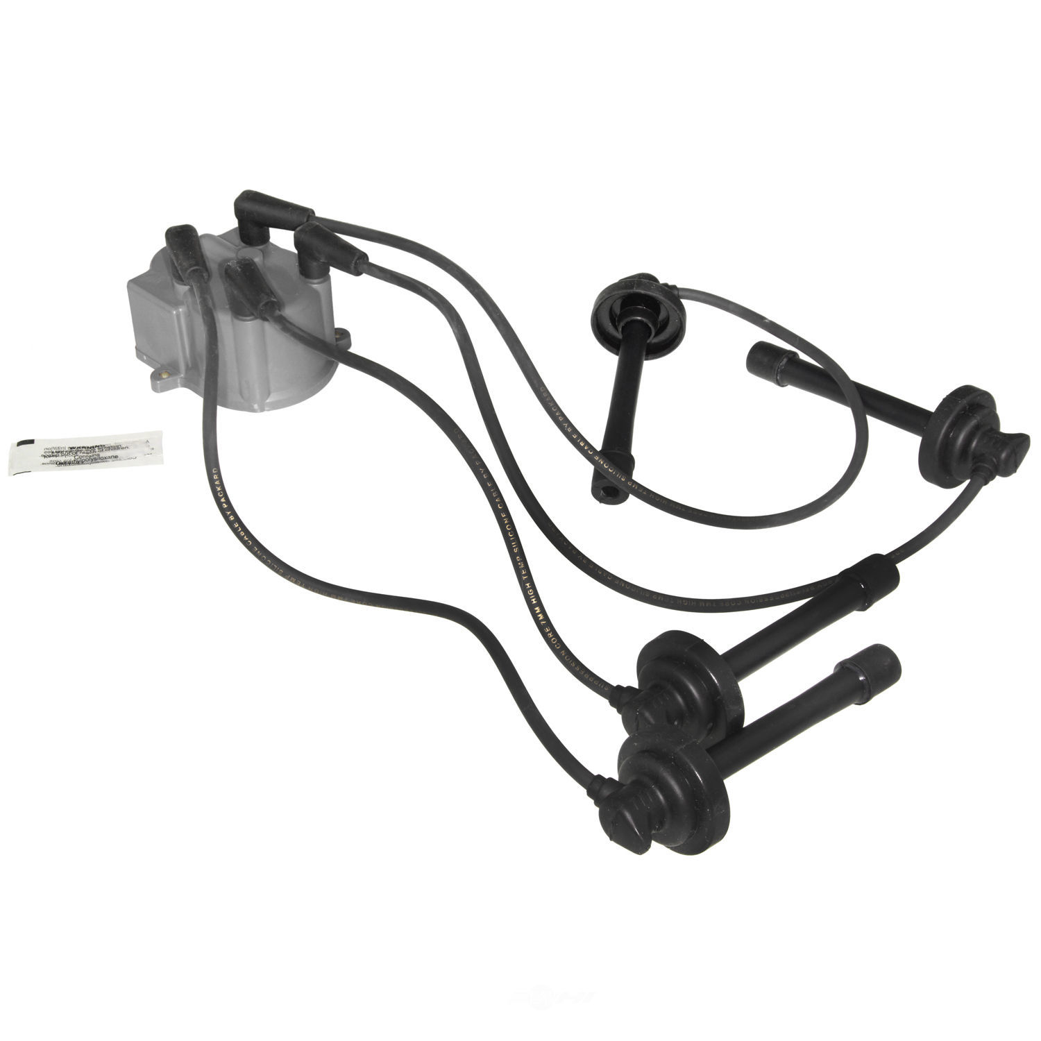 WVE - Premium Distributor Cap / Spark Plug Wire Kit - WVE 5D1287A