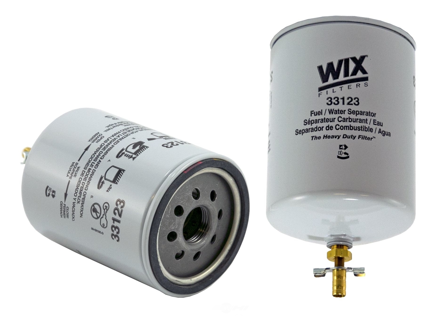 Filtre séparateur de carburant/eau à visser WIX