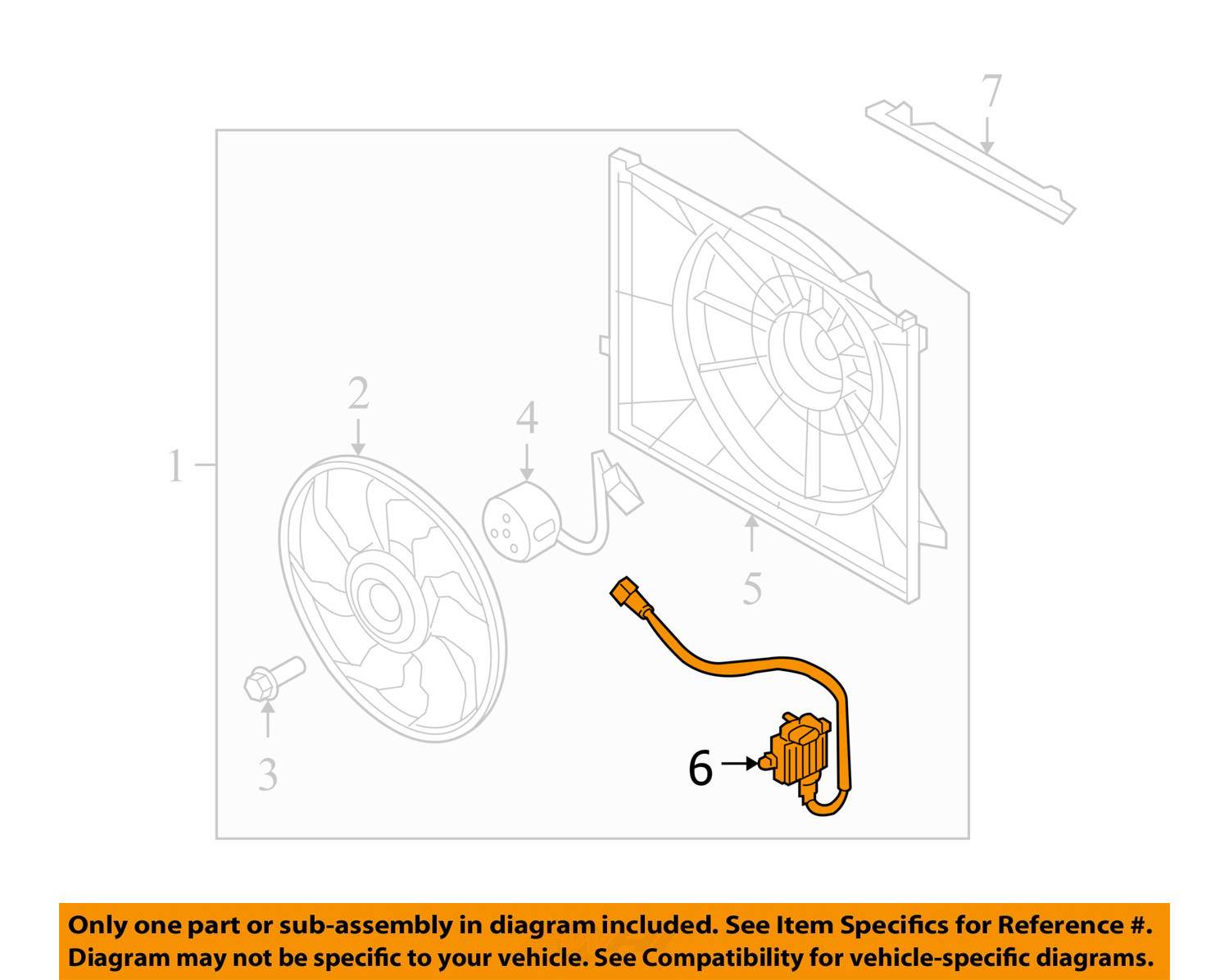 #6 on Diagram Only-Genuine OE Factory Original Item