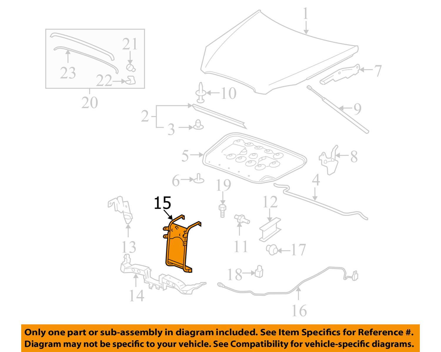 GM OEM Hood-Support Bracket 15792655 | eBay