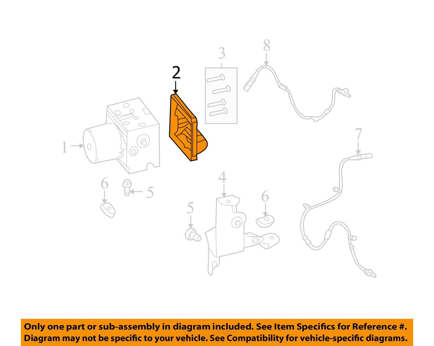 FORD OEM 13-14 Mustang ABS Anti-Lock Brake System-Control Module ...