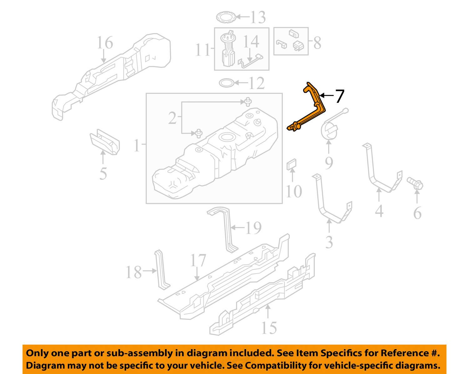 FORD OEM 11-16 F-350 Super Duty 6.2L Fuel Tank-Filler Neck ... ford f 350 fuel system diagram 